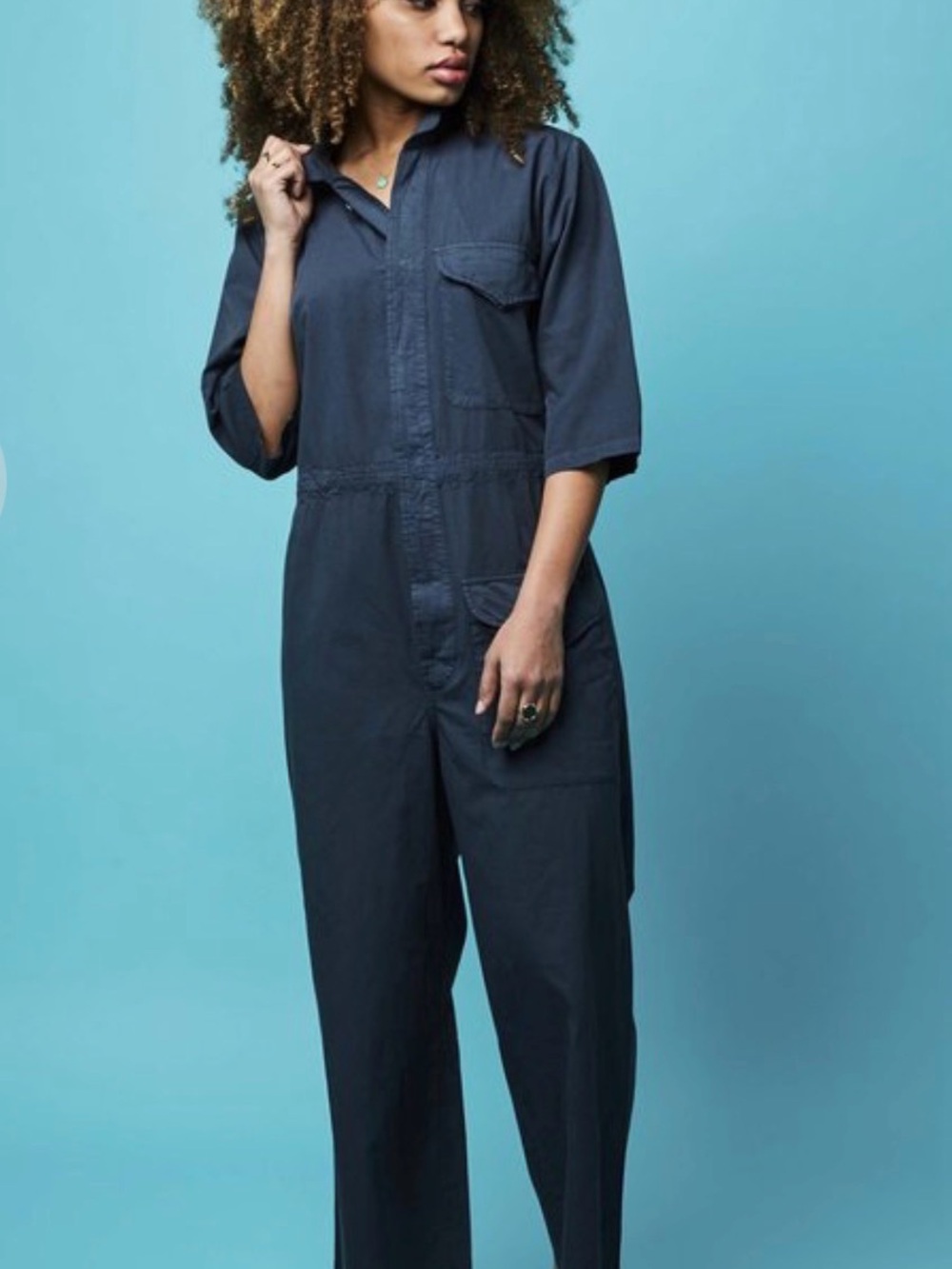 Women’s Jumpsuit with Front Pocket